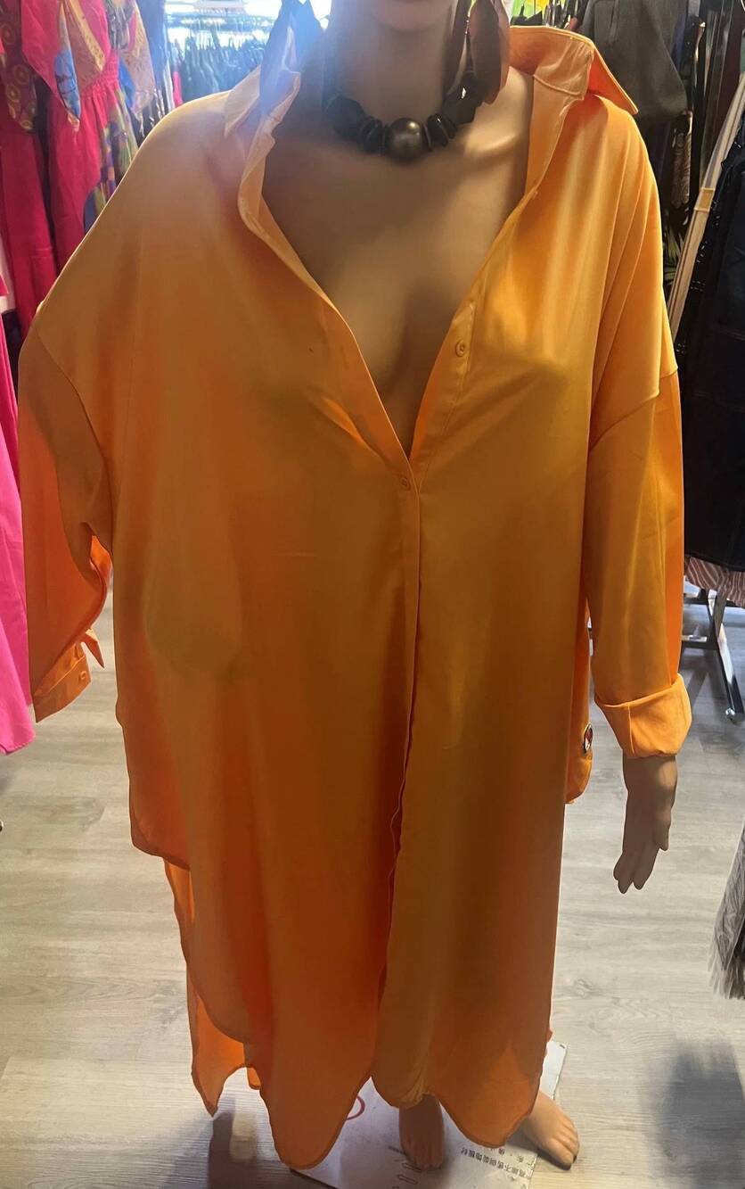 NEW KARA CHIC women's luxe trench duster dress in gold
